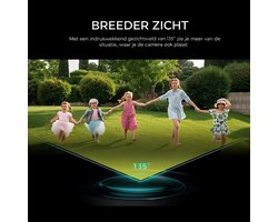 Arpha K06 SoloCam 2K - Draadloze Solar Beveiligingscamera Buiten- Nachtzicht in kleur - Persoonsdetectie -Wifi Camera - Wit