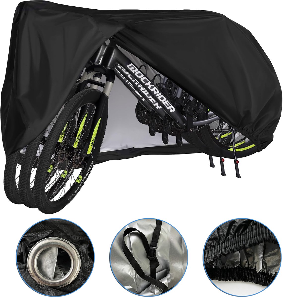 Fietshoes - Waterdichte Fietshoes Voor Buiten - Uv-Bestendige, Winddichte Regenhoes - Fietshoes Voor 3 Fietsen