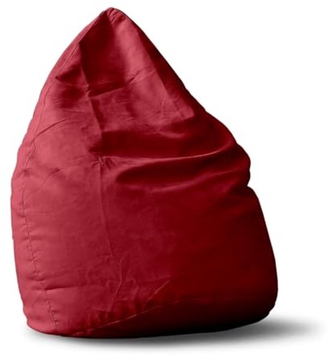 Ergonomische zitzak - 60 x 45 cm - Comfortabele beanbag van microvelours - Voor kinderen en volwassenen - Ideaal voor kinderkamer en woonkamer - Flexibele fauteuil