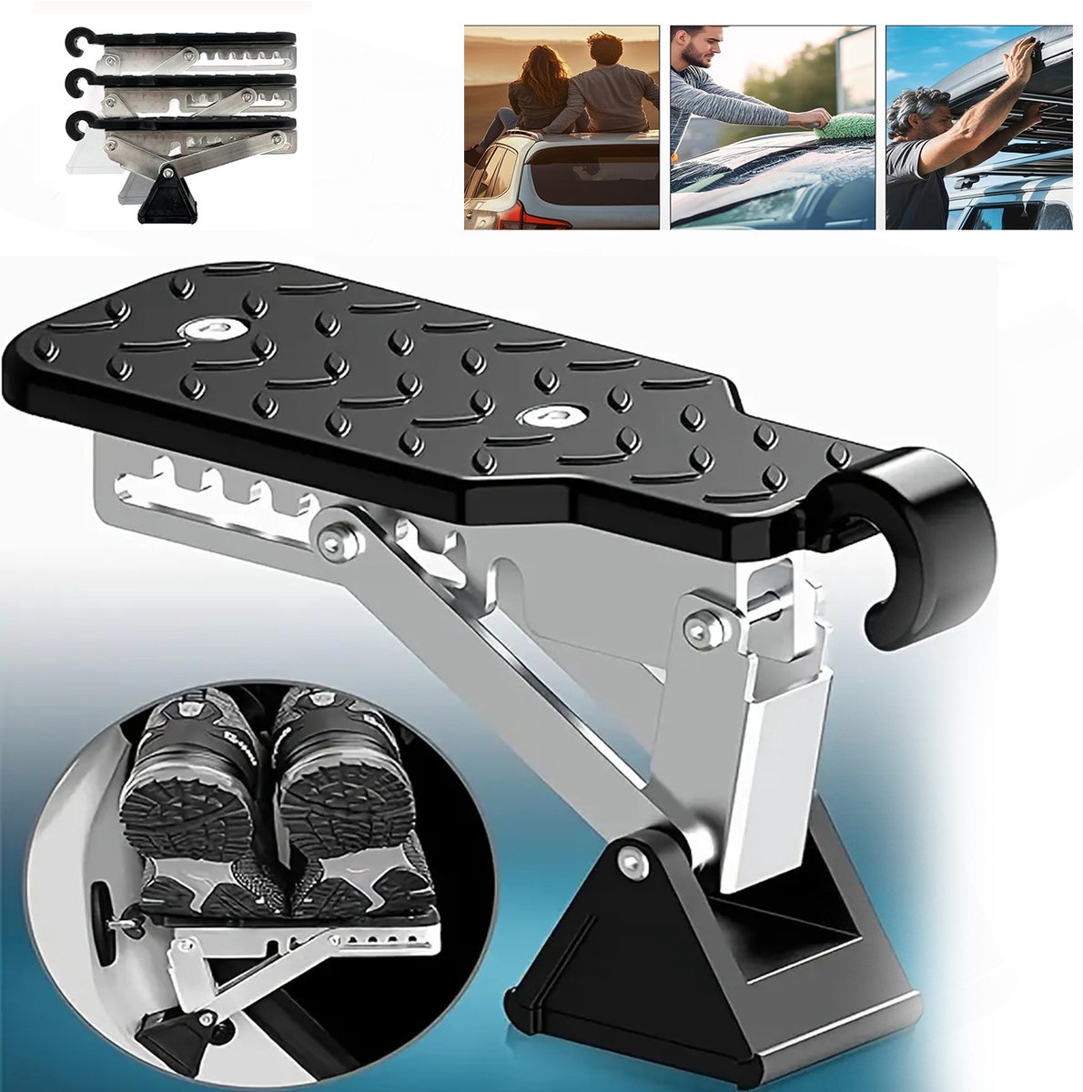 Car Door Pedal, Auto Multifunctionele Deurvergrendeling Opstap, Hulp Bij Transport Over Het Dak Van Een Voertuig.