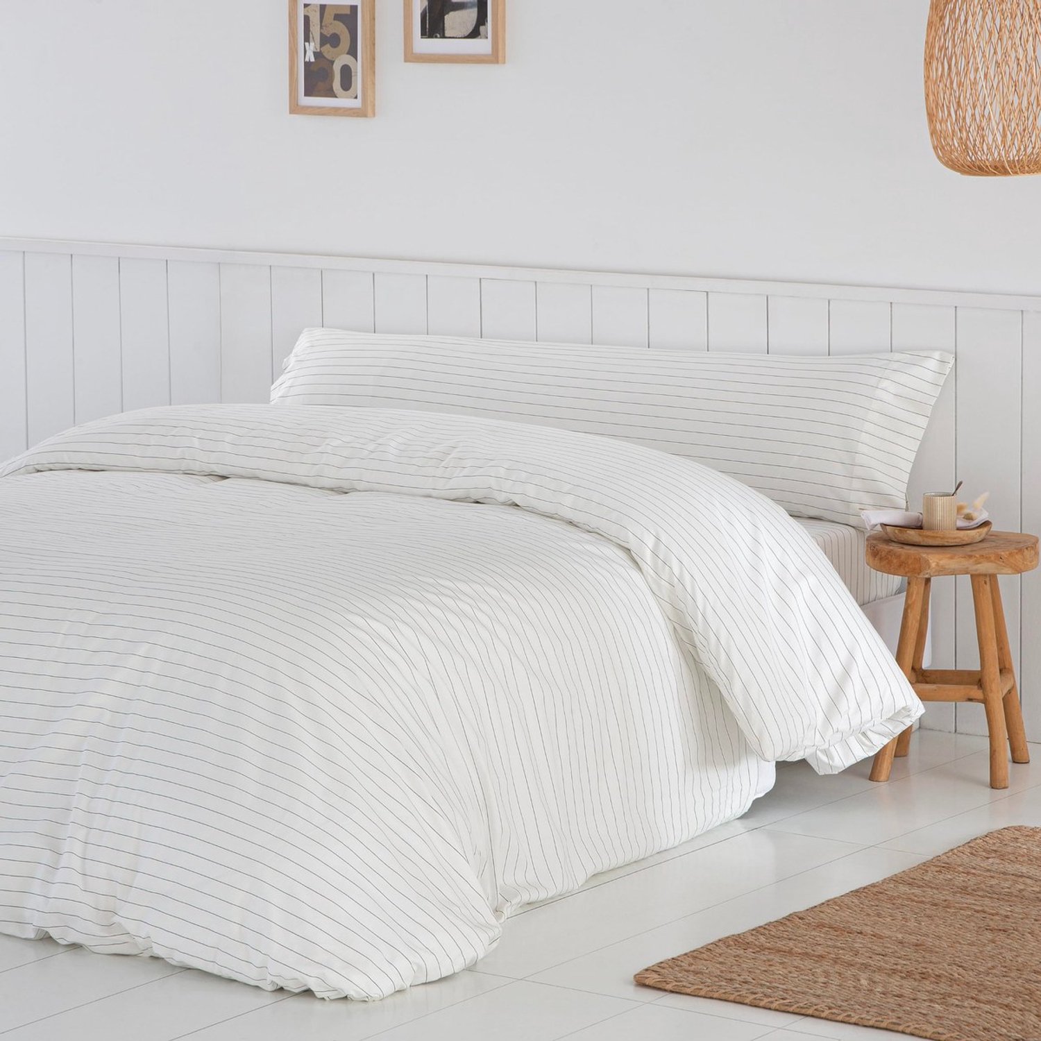Duraxl Dekbedovertrek - Percale katoen - 200 draden - Beige - 240 x 220 cm