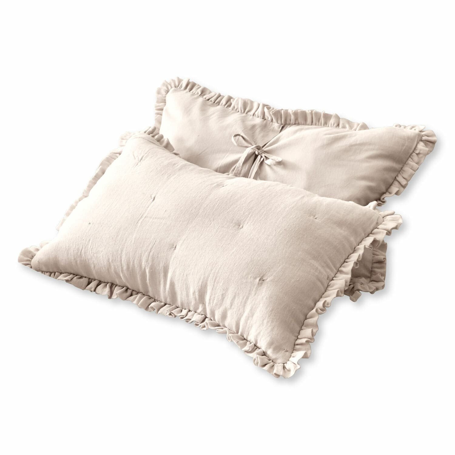 Loberon Kussenhoes set van 2 Iriga roze