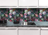 Rijksmuseum Bloemen - Keukenwand met print - 200x50cm - Spatwand