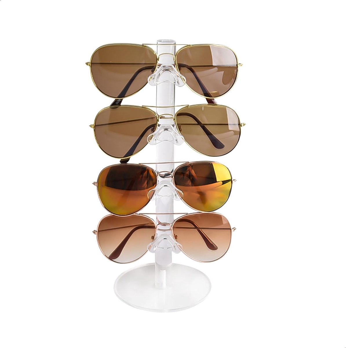 Glasses Storage, Acrylic Sunglasses Holder, Glasses Stand for Multiple Eyeglasses, Transparent Organiser and Stand for - ShopVlot