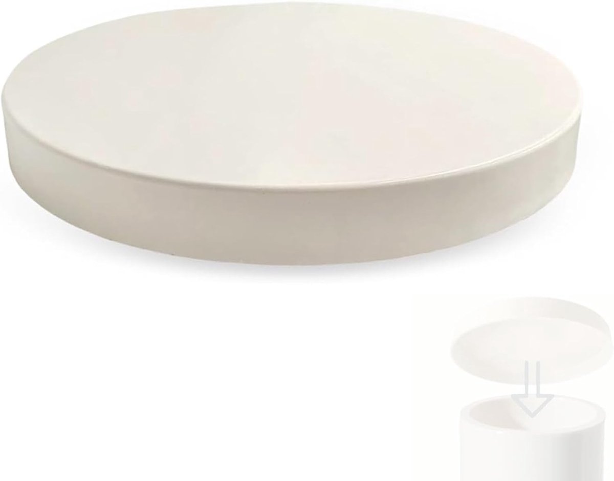 Afvoerplug voor afvoerbuizen DN 160 mm - ideale stop voor PVC buizen, massieve kurken plug en blinde PVC buisafdekking 160 mm