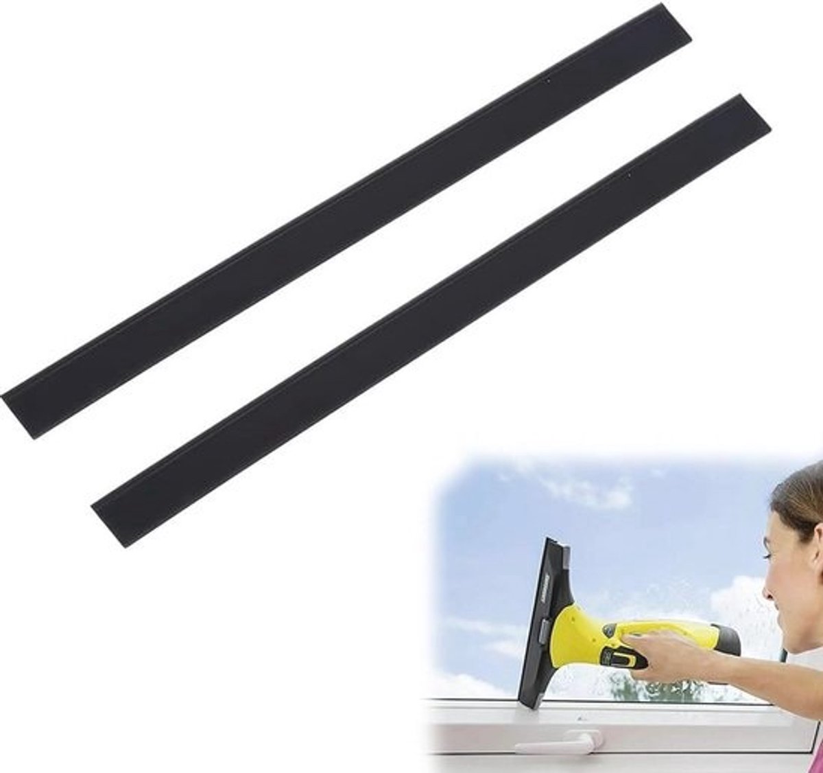 Druppelstofzuigeraccessoires - reservelippen voor raamzuiger 280 mm, compatibel met diverse modellen
