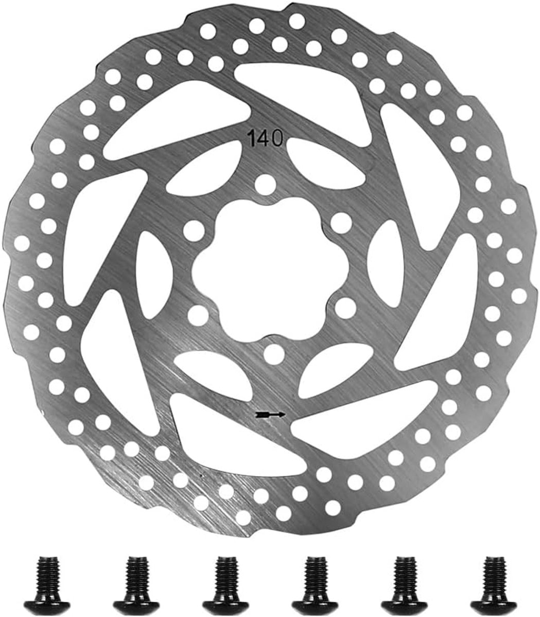 Brake Disc For Kukirin G2 Master G3 G4 140mm 6 Holes Spare Parts Accessories Stainless Steel - ShopVlot