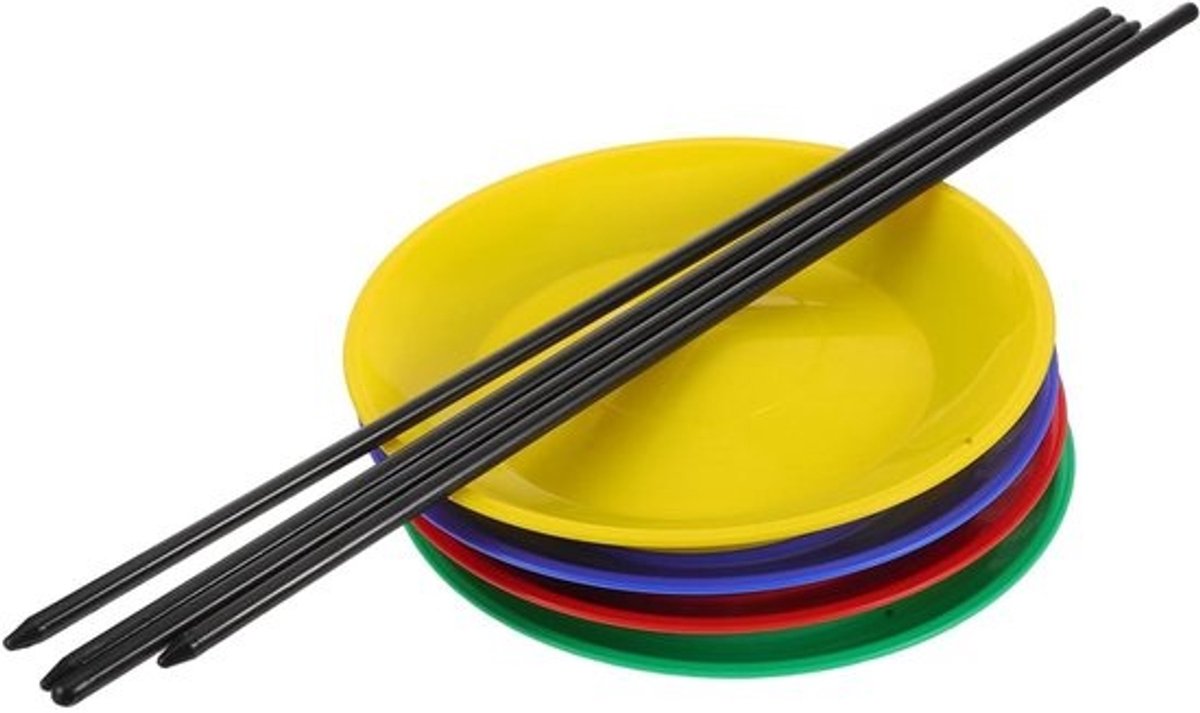 Jongleerplatenset - Circusplaten - rotatieborden - Vaardigheidstraining - Verbeterde stabiliteit - 23 x 3 x 3 cm - Diverse kleuren