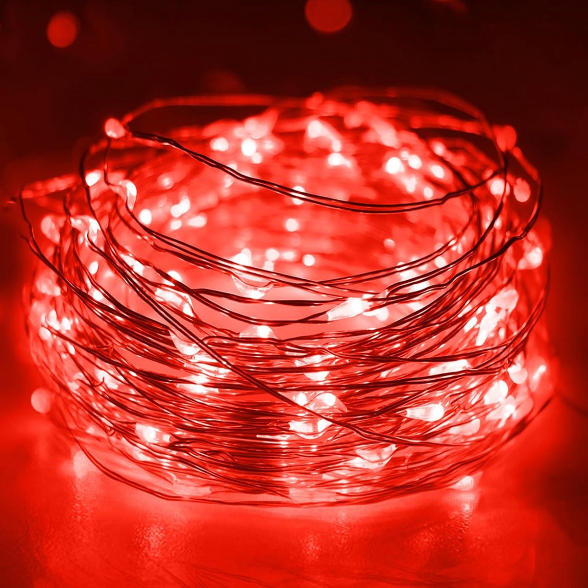 Lichtsnoer op batterijen 3 m - 30 LED Lampjes - Waterdicht Koperdraad - Ideaal voor Feestdecoratie - SnelShoppen