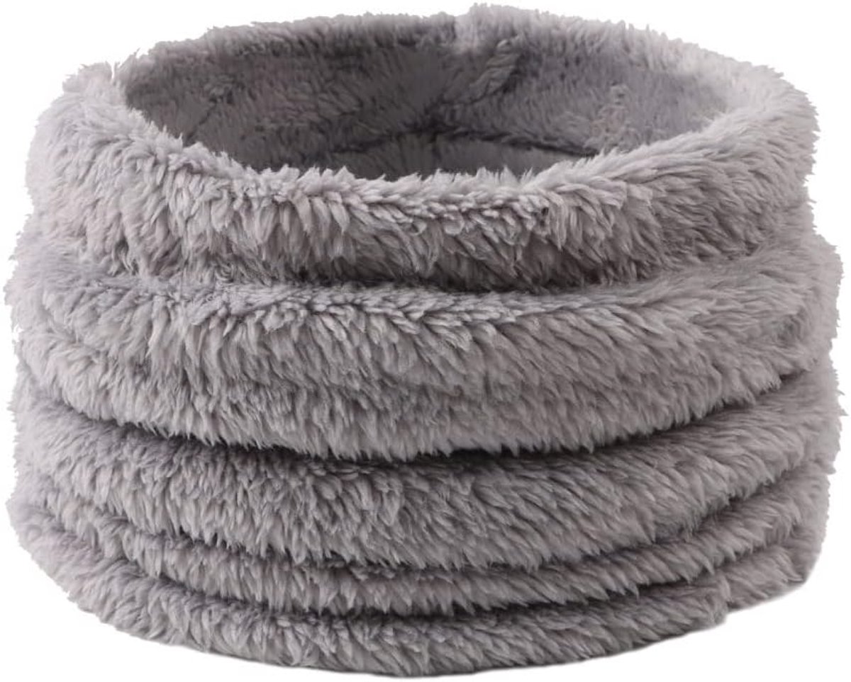 Wintertube sjaal voor kinderen - warme fleece - fluffy design - ideaal voor koude dagen - ShopVlot
