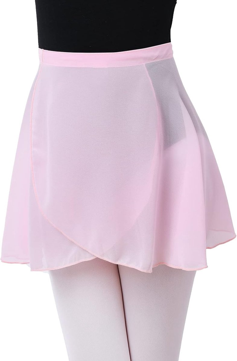 Ballet Wrap Skirt Chiffon Dance Skirt Wrap Skirt Adjustable Ballet Skirt Ballet Dance Wear for Girls and Women - ShopVlot