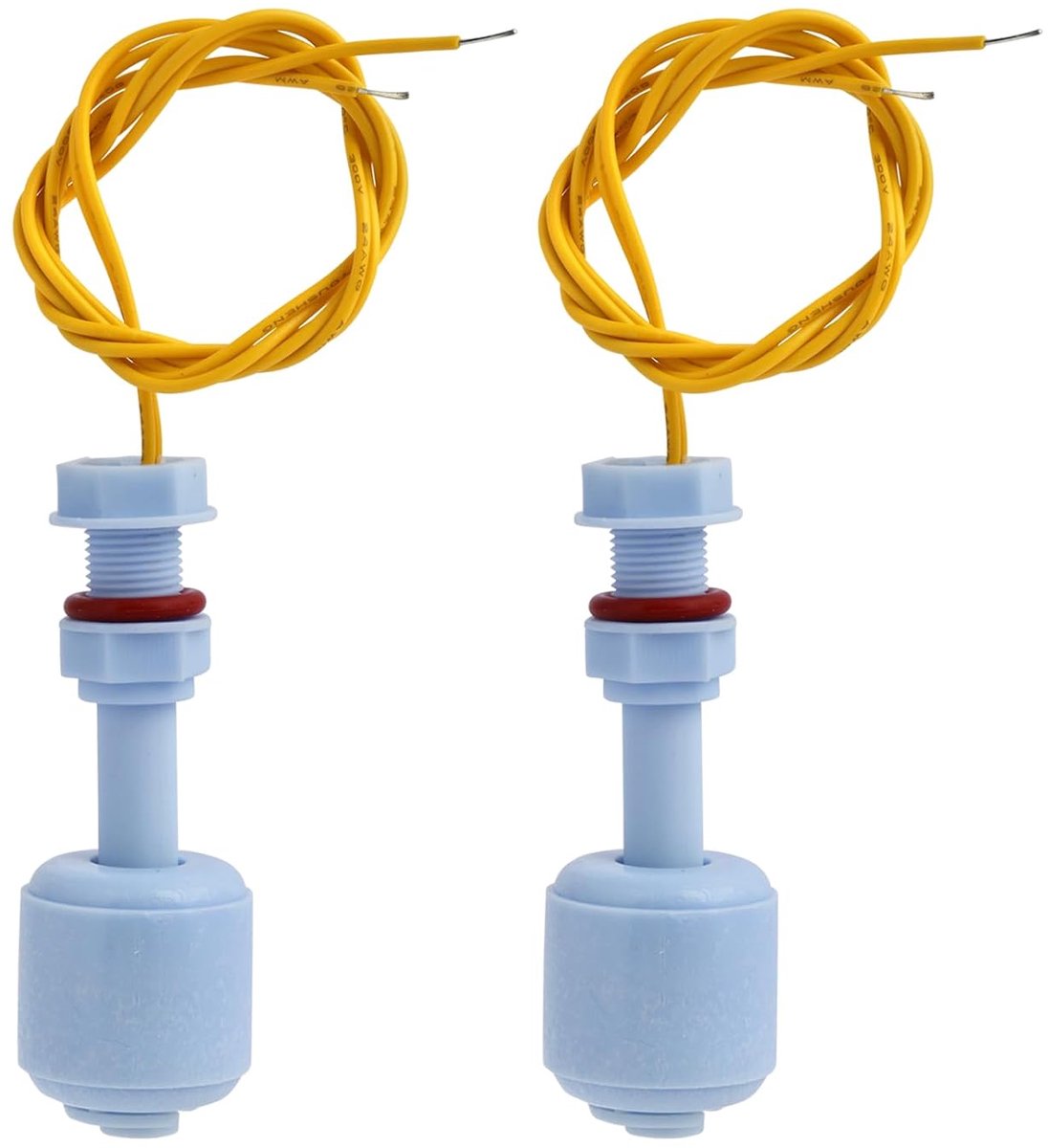 Vlotterschakelaar waterniveau - 2 stuks - 52mm - Voor hydroponics en aquaria - ShopVlot