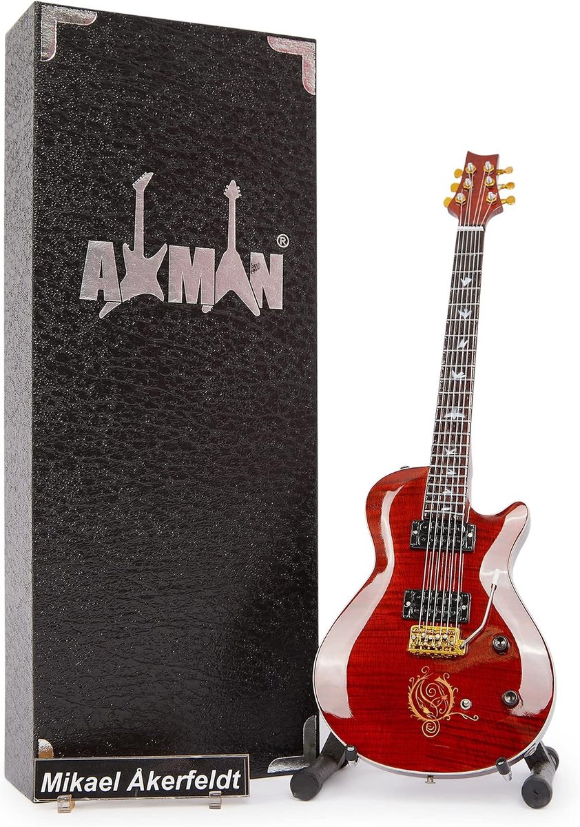 Axman Mikael Akerfeldt (Opeth) - Miniature guitar replica (UK seller) - ShopVlot