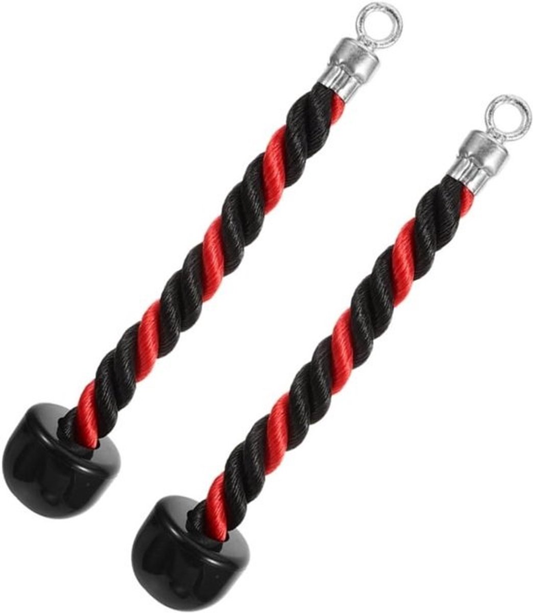 Fitnesskoord - Krachttraining - Spierversterking - Duurzaam gevlochten nylon - Lengte 33 cm - Zoals getoond
