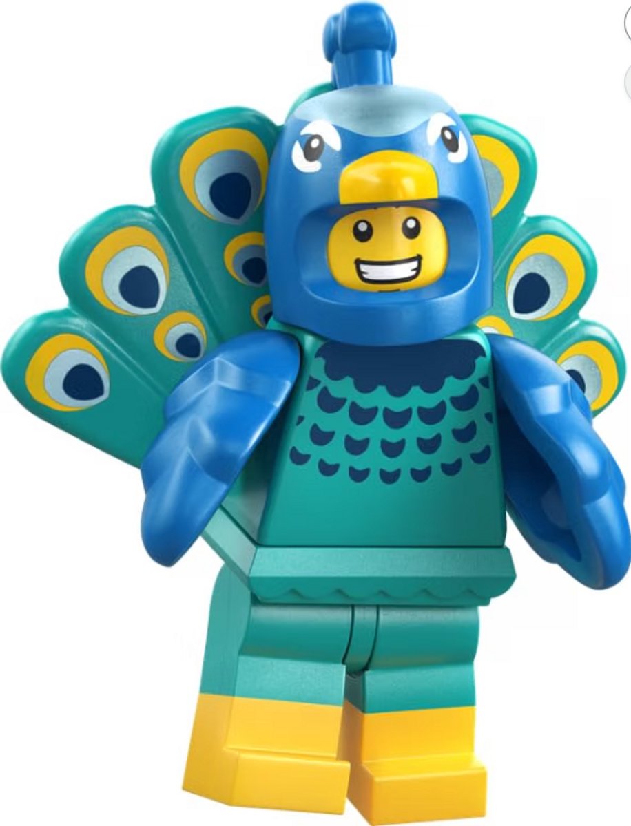 LEGO® Serie 28: Dierenkostuums Pauwenkostuumfan 71051