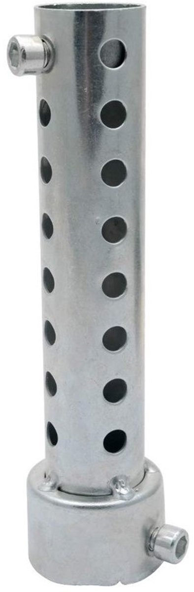 Dailygoody - 35 mm universele uitlaatdemper - Motorfietsuitlaatdemper - Zilver - DB Killer - Hoogwaardig geluid - Geschikt voor diverse motoren