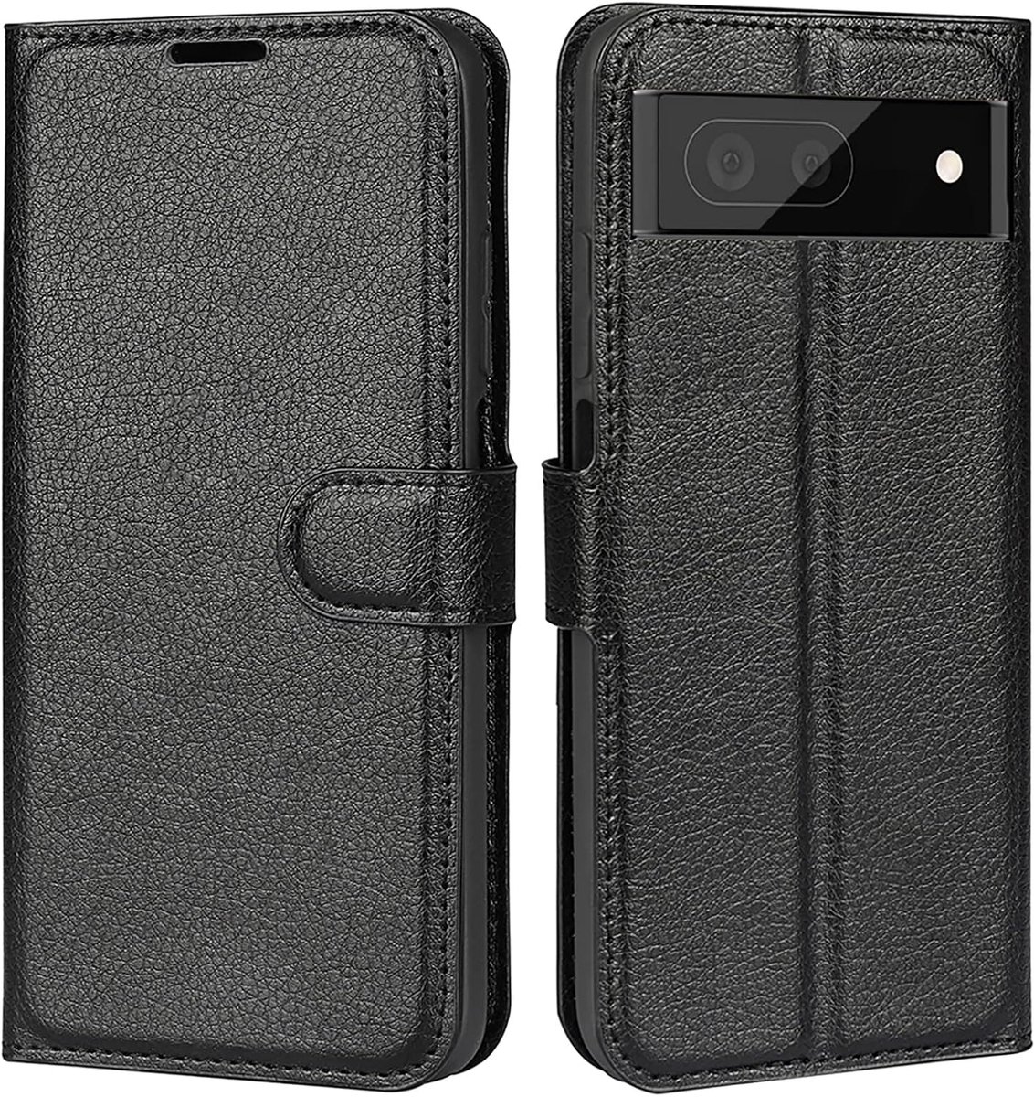 Hoes voor mobiele telefoon voor Google Pixel 7, lederen hoes, portefeuille, premium PU-leren beschermhoes, afdekking, klaphoes, magneetsluiting met kaartenvak, standfunctie voor Google Pixel 7