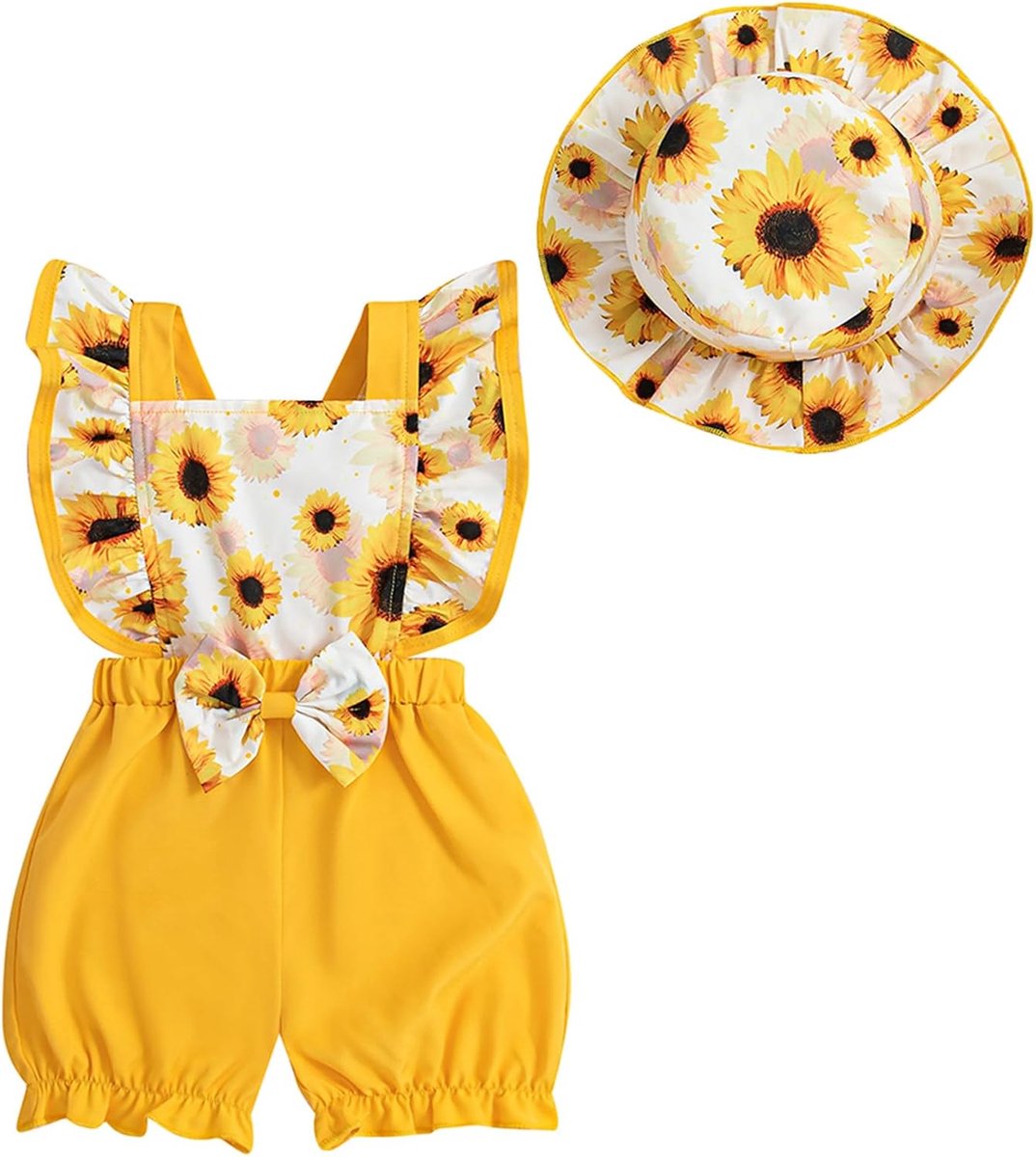 Babykledingset voor meisjes met korte mouw