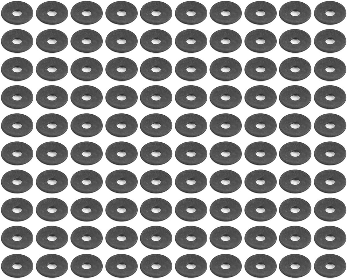 100PCS EPDM Gebonden Samengestelde Verzegelende Wasmachines M6.3 x 25mm