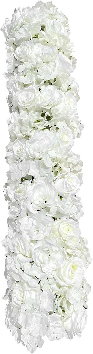 Kunstbloemen slinger bruiloft slinger bloemenkrans decoratie bloemen slinger bruiloft | Dahlia, roos, hydrangea | zijden doek, parelkatoen