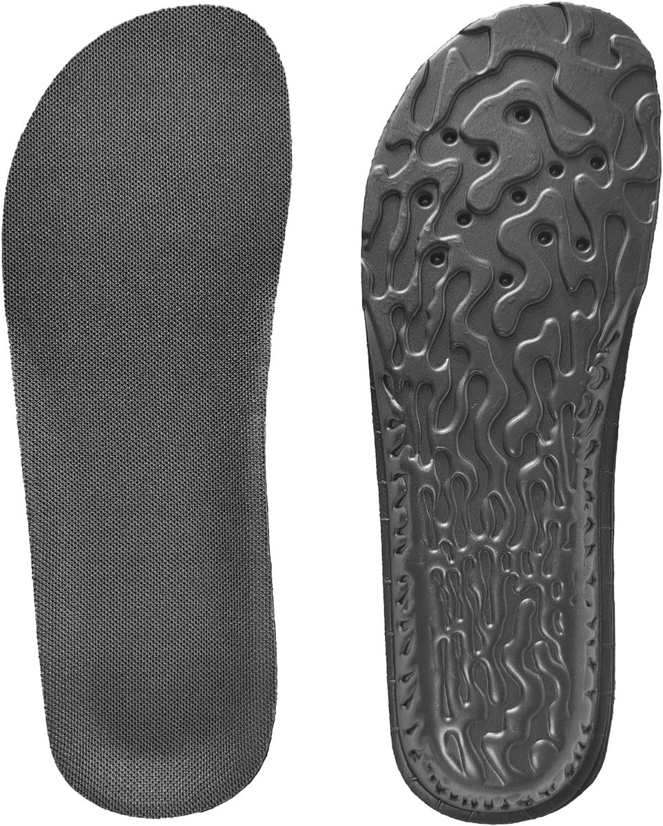 Brede blotevoeteninlegzolen voor crocs, waterdichte comfortabele inlegzolen voor heren, tuinschoenen en sandalen, schoenen (EU45)