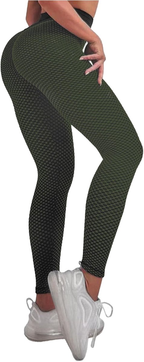 1 x thermische legging voor dames, sportkleding, broek met fleecevoering, elastisch en comfortabel, warme legging met design, dameskleding