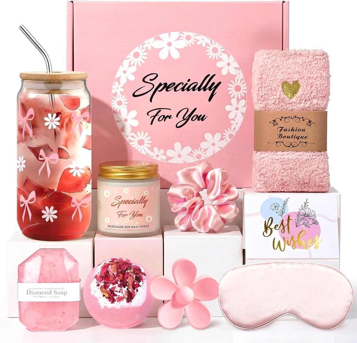 Verjaardagscadeaus voor Meisjes van 12 tot 21 Jaar, Luxe Cadeauset voor Vriendinnen, Zussen en Moeders, Zelfzorg en Ontspanning