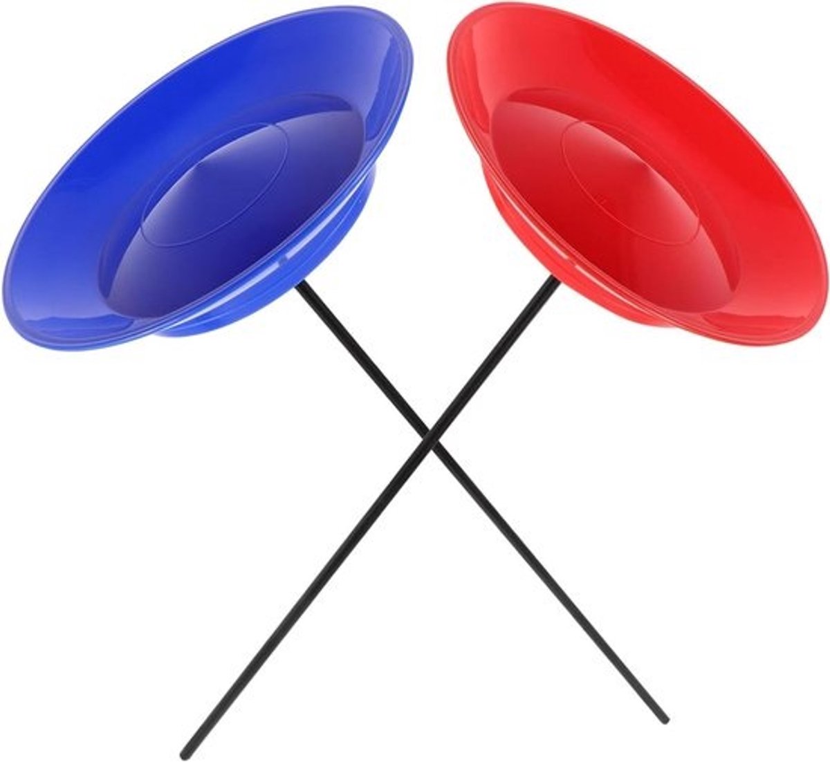 2 sets jongleren - Handen draaiende bord clown kind speelgoed Bop circus - Kleurrijke acrobatische jongleer kleine jongleervaardigheid spelen feest draai jongleer