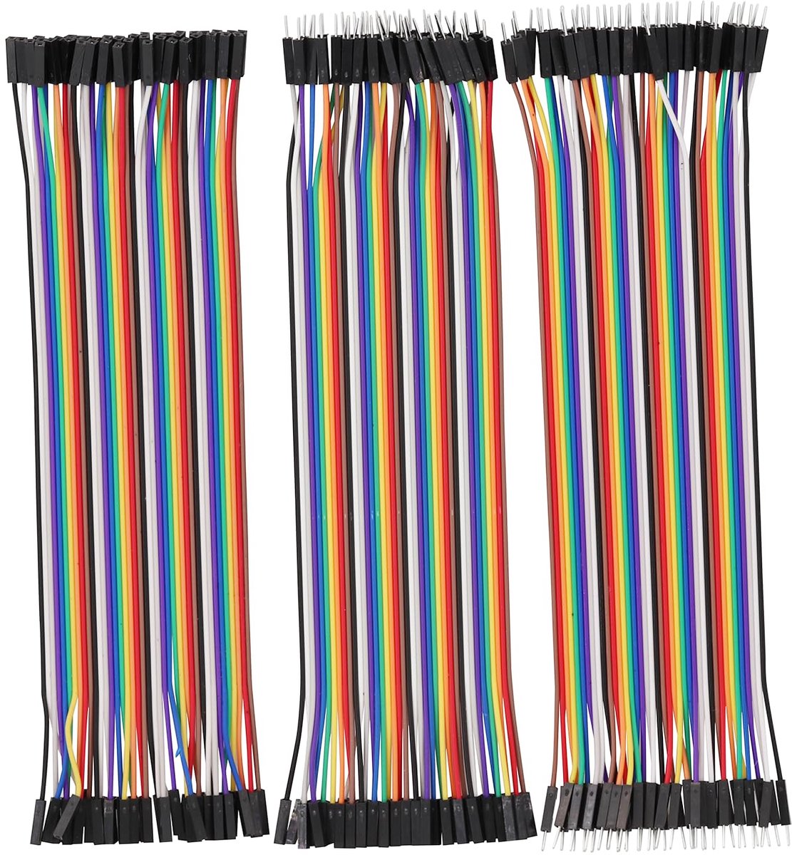 Heevhas 120 stuks Jumper Wire Breadboard Lint Kabels 15 cm Male-Female - ShopVlot