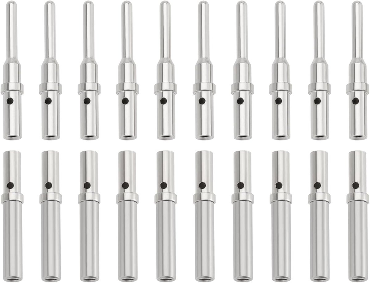 ECSiNG 10 Sets 16 Pin Electrical Wiring Crimp Terminal DT Terminals 0460-202-16141 0462-201-16141 Compatible with - ShopVlot