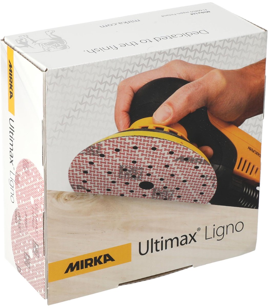 MIRKA Ultimax Ligno Schuurschijven 150mm Multifit - P180