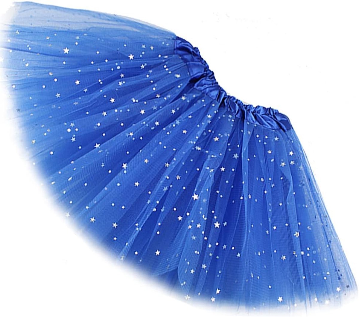 Sparkle for Girls Princess Ballet Dance Layered Tulle Tutu Skirt Skirt Skirt, Royal Blue, One Size - ShopVlot