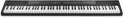 Zwart MAX RhapsodyDP88S digitaal piano keyboard met 88 witte en zwarte toetsen.
