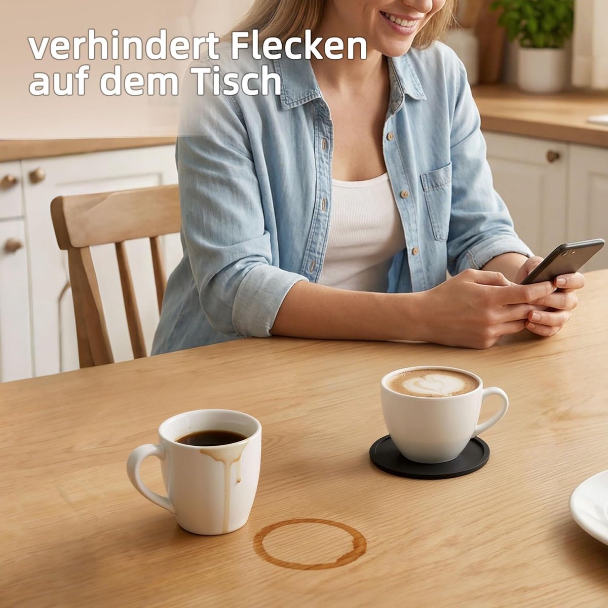 SnelShoppen - 20-delige Siliconen Onderzetters Set - Hittebestendige Coasters - Antislip Drinkmatten voor Tafelbescherming - Ideaal voor Feest, Keuken