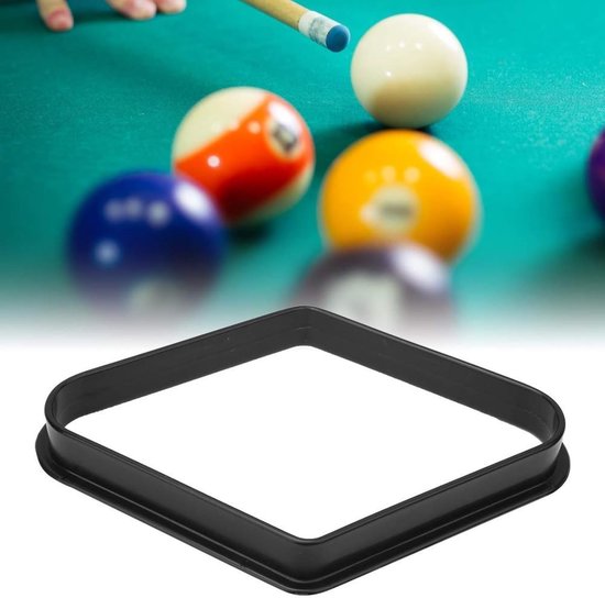 Professionele 9 Ball Pool Billiard Racket voor Snooker en Biljart - Set van 2 Stuks met Triangulaire Frame en Accessoires — afbeelding 2