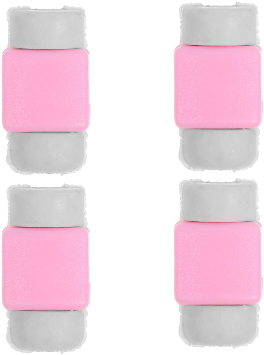 HOMSFOU 4 Pcs Protective Cover USB Saving Holder Charger Protection Charging Cable Saver Charging Cable Cable - ShopVlot