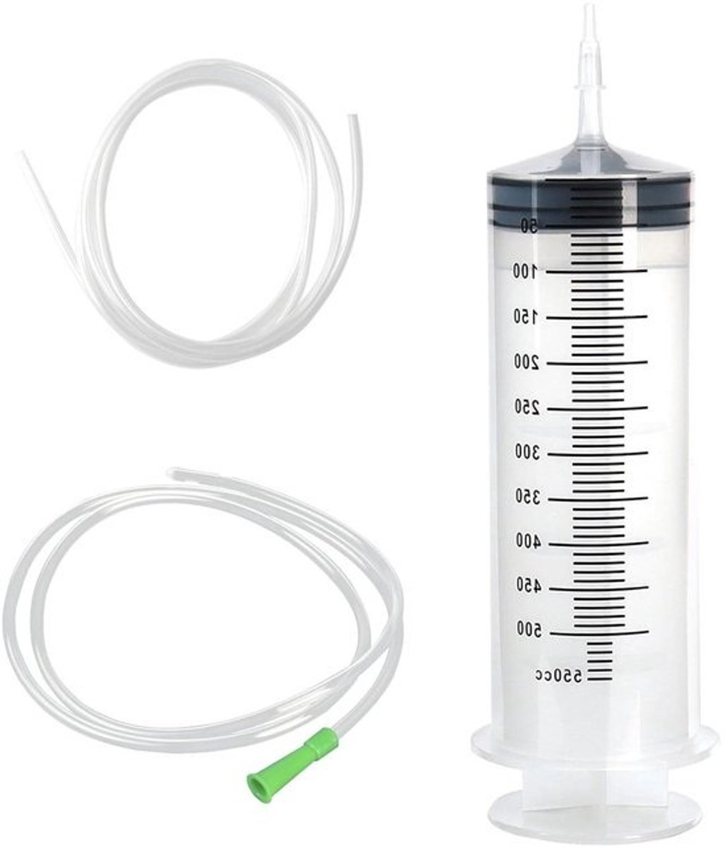 Grote vloeibare spuit - 500 ml/550 ml - voor huisdiervoeding in individuele verpakking
