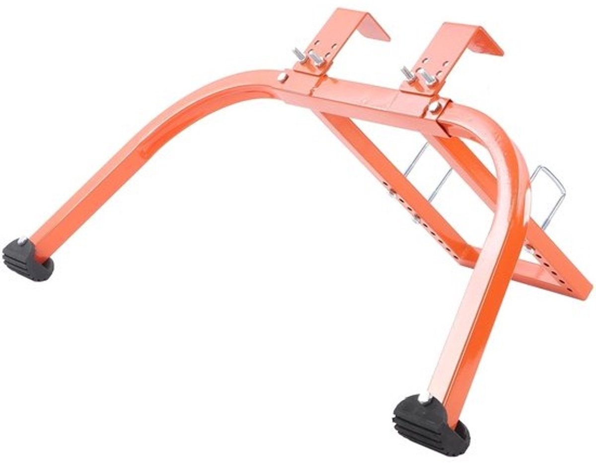 Stabilisator voor een ladder - Verstelbare handgreep - Voor extra stabiliteit - Oranje - Ideaal voor lakwerk - Verlengaccessoires voor ladders - Ges