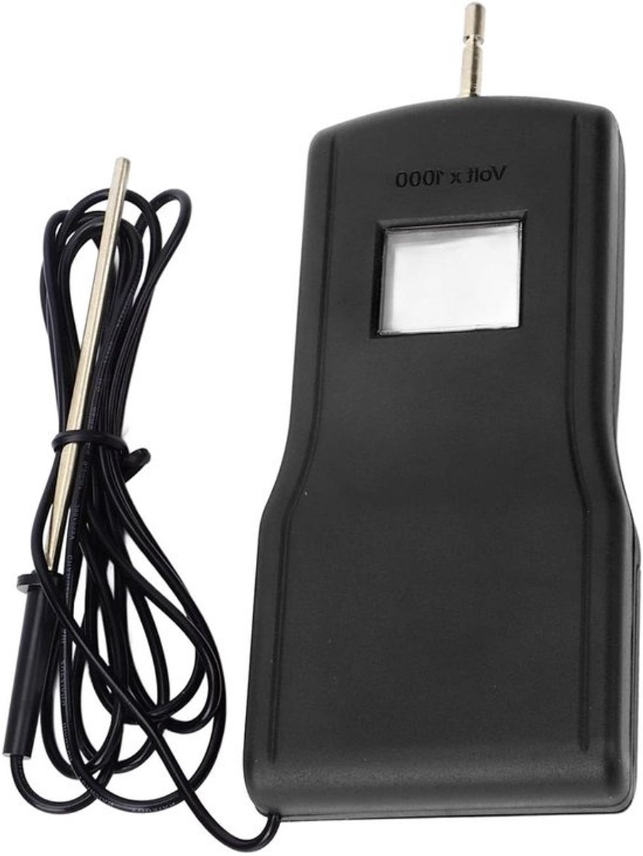 Handige elektronische tester voor elektrische afrasteringen op veeboerderijen - LCD-scherm - Digitaal - Batterijdeksel - Zwart - Voor dieren - Voor boerderijen - Elektrisch - 15 kV - Tester - Elektrische afrastering