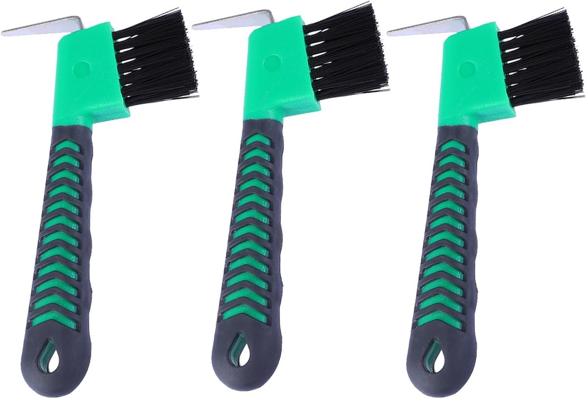iplusmile 3-Piece Trailer Accessories, Cleaning Set, Weaving Set, Hoof Scraper with Brush and Scraper, Horseshoe - ShopVlot