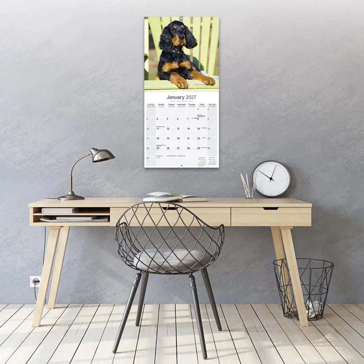 Gordon Setter Kalender 2027