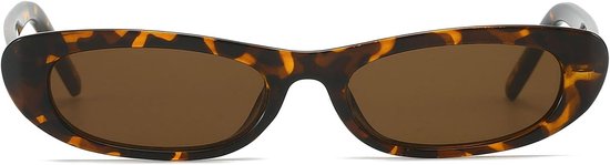Retro ovalen zonnebril klein frame - vintage 90s cat eye - UV400 bescherming - stijlvol en trendy - ShopVlot — afbeelding 2