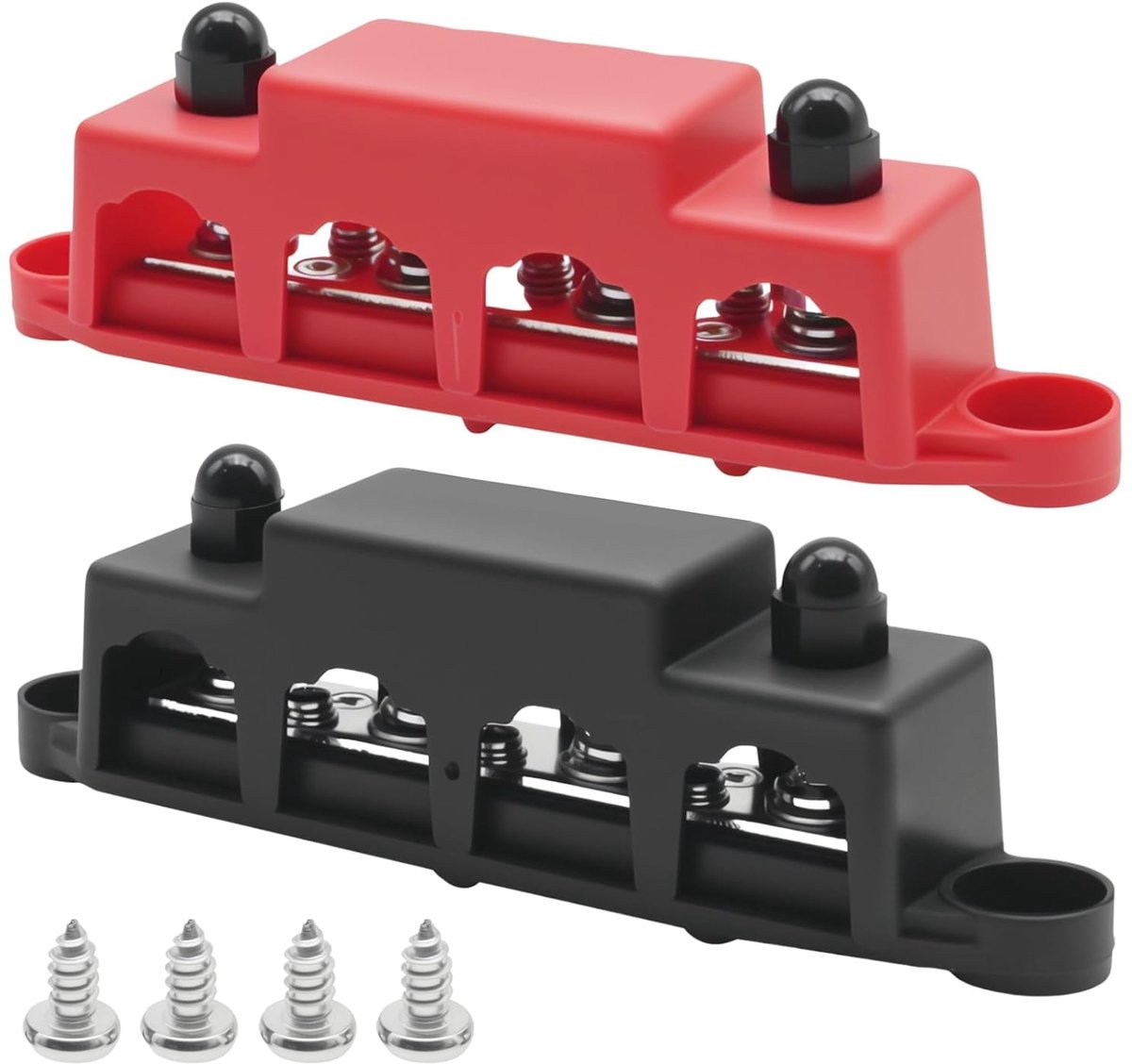 Bus distributieblok 250A - 12V-48V DC rails - Robuuste constructie - Ideaal voor auto en camper - ShopVlot