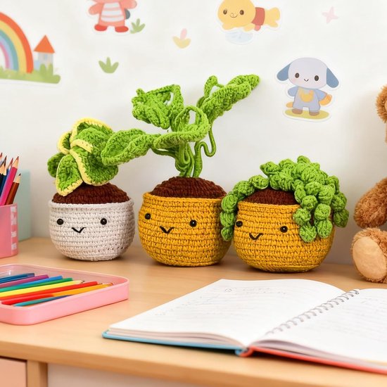 Haakset voor beginners: 4-delige haakset met haaknaalden, haakpatronen en stap-voor-stap video-instructies voor volwassenen en kinderen — afbeelding 4