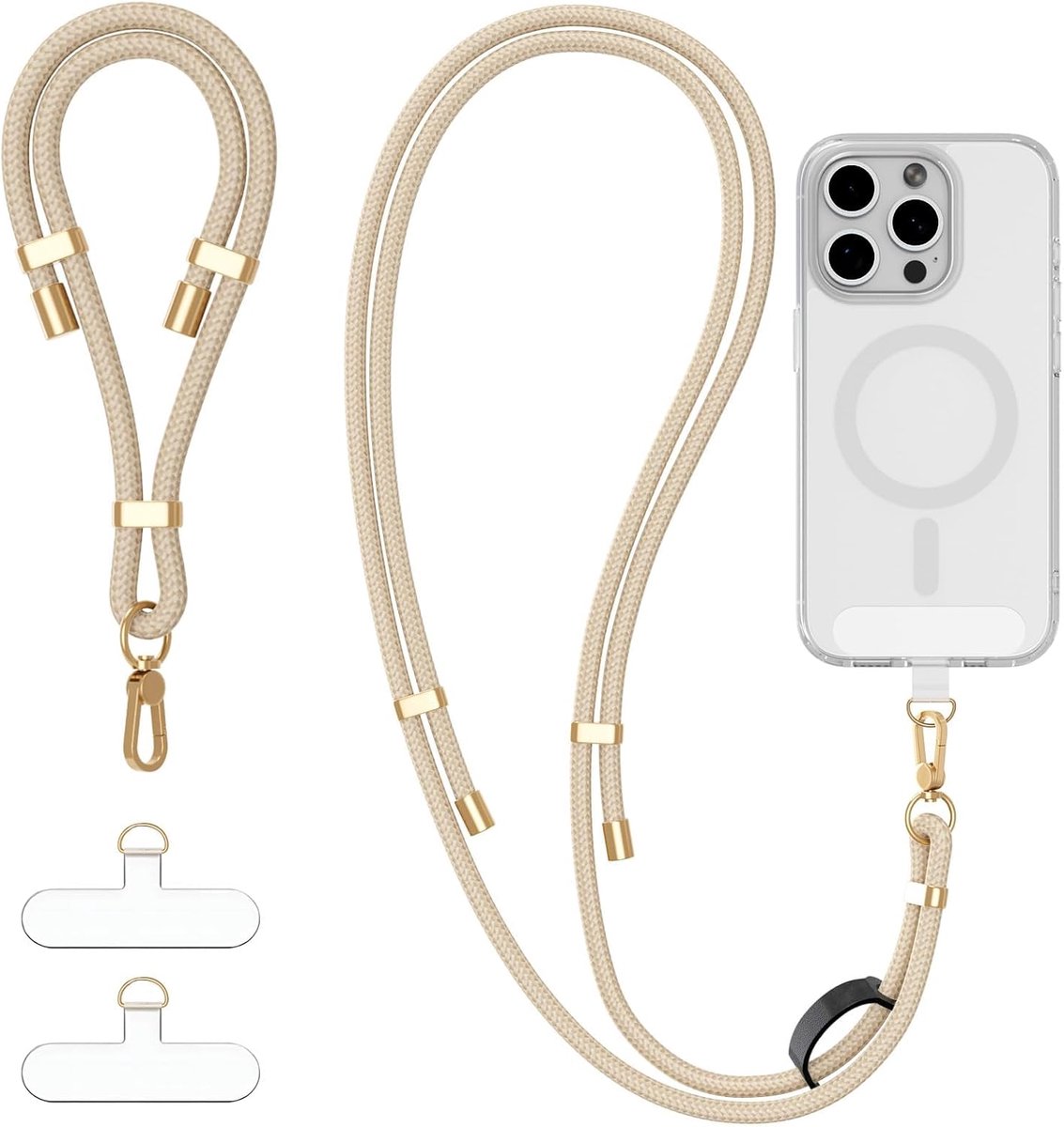 Telefoonbandset, nek- en polsband, verstelbare telefoonketting - ShopVlot