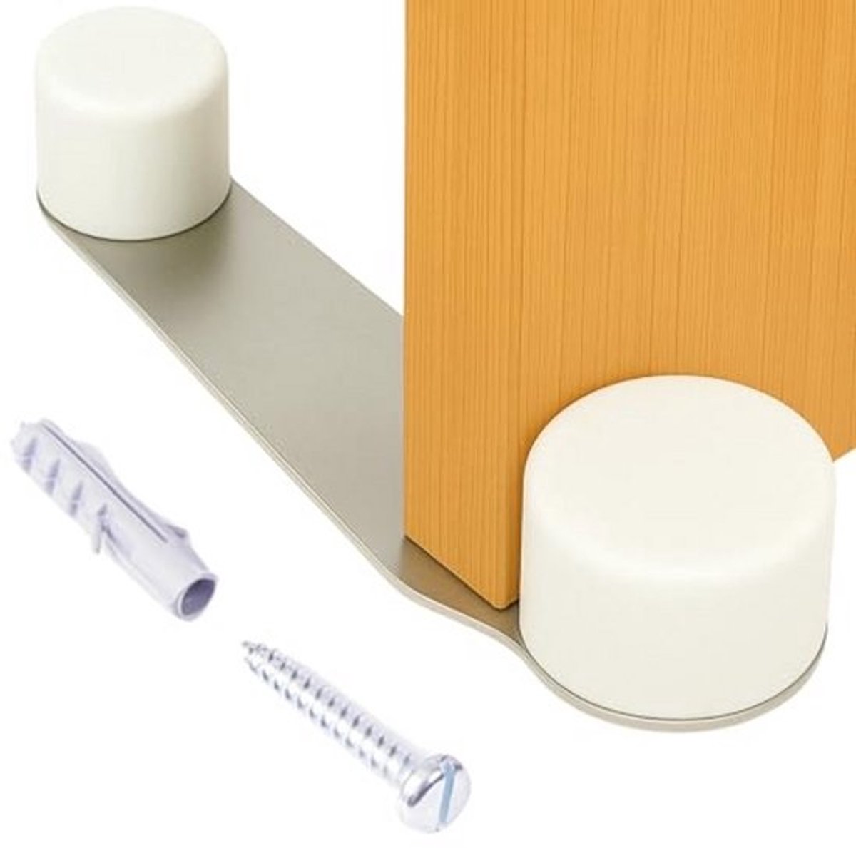 Draaibare stopper - 3,2 x 10,2 cm - Wit