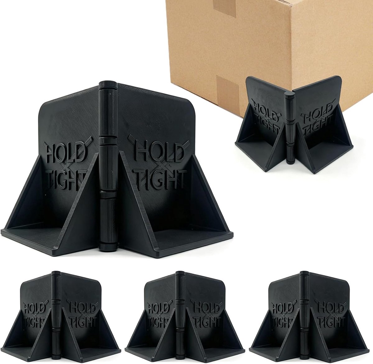 4 stuks kofferbakbevestiging, kofferbakorganizer, klittenband, flexibel gewricht, verstelbare bagagebevestiging voor - ShopVlot