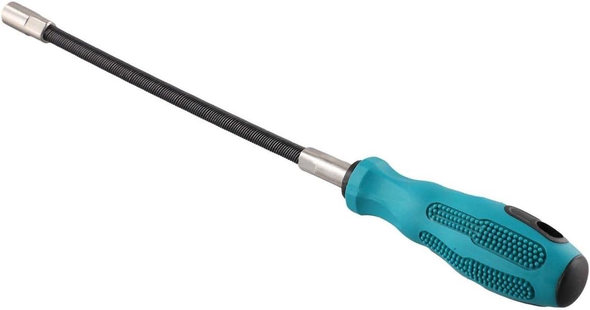 Verwijderbare Flexibele Slang Klem Driver voor 7Mm Metrische Moeren - Antislip Tool voor Auto, Boot en Armatuur Vervanging