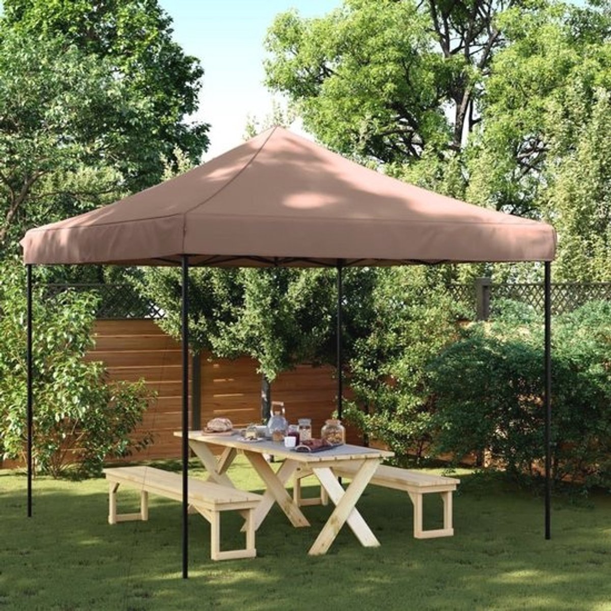 Inklapbare partytent van 292x292x315 cm - Feesttent en tuinpaviljoen
