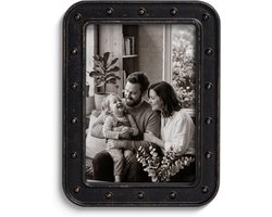 Afuly 13x18 Fotolijst Vintage MDF ArcDot Black 5x7 - ShopVlot